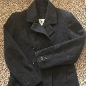 Wool grey pea coat. Like new!